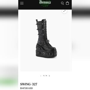 Demonia Swing 327 platform boots